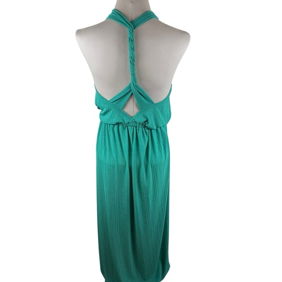 Free People Beach Golden Days Maxi Dress Turquoise/Radical Teal Medium - Picture 8 of 12